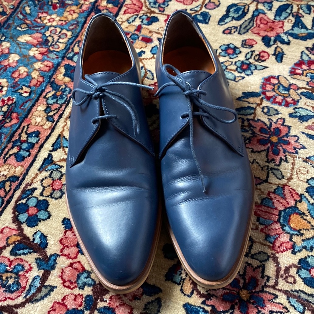 Everlane Navy Blue Modern Oxford EUC